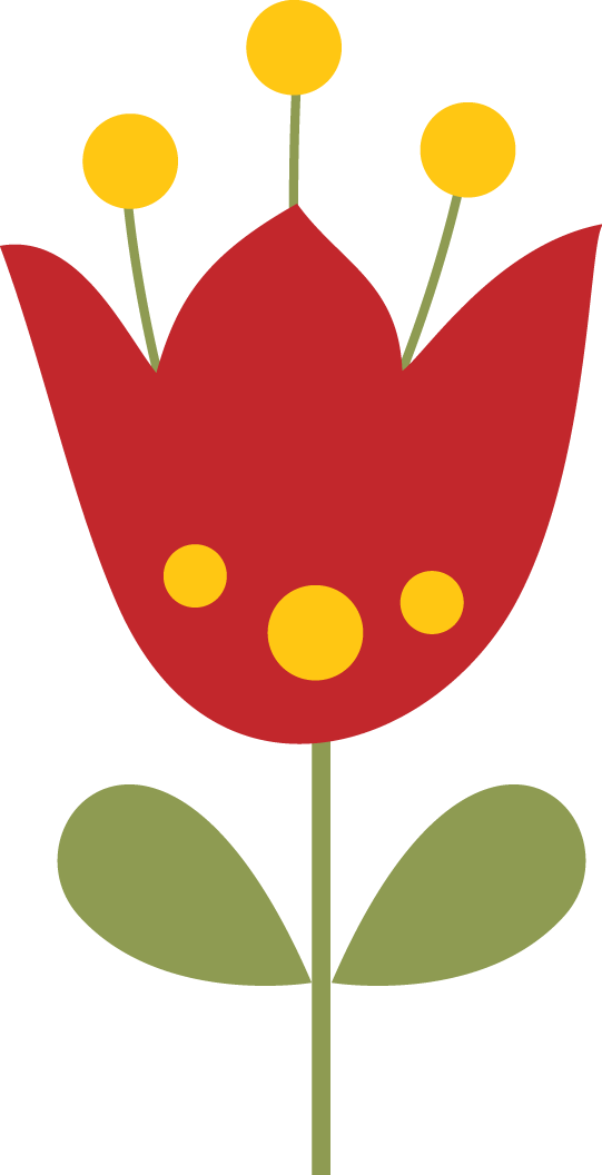 Spring Flower Clip Art - Clip Art (541x1056)