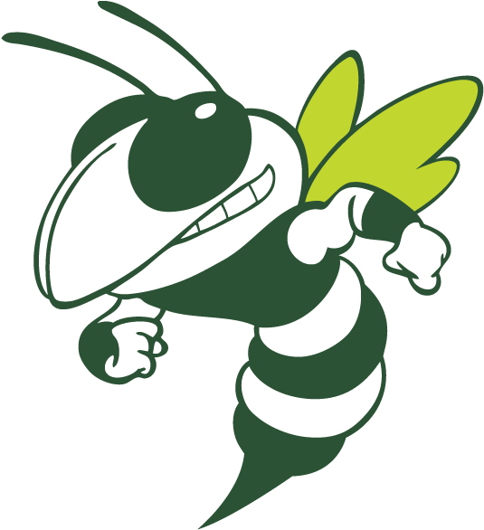 Hornet Black And White Clipart - Georgia Tech Yellow Jackets (552x604)