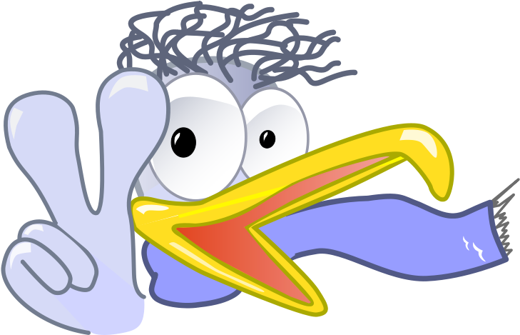 Get Notified Of Exclusive Freebies - Blitzender Cartoon-vogel Das Friedenszeichen Mitteilungskarte (800x566)