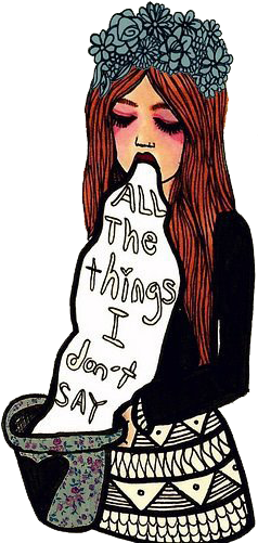 Chane Desenhos - Pesquisa Google - Desenho De Meninas Com Frase (351x500)