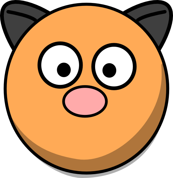 Hamster Clipart Face - Hamster Head Clipart Png (582x598)