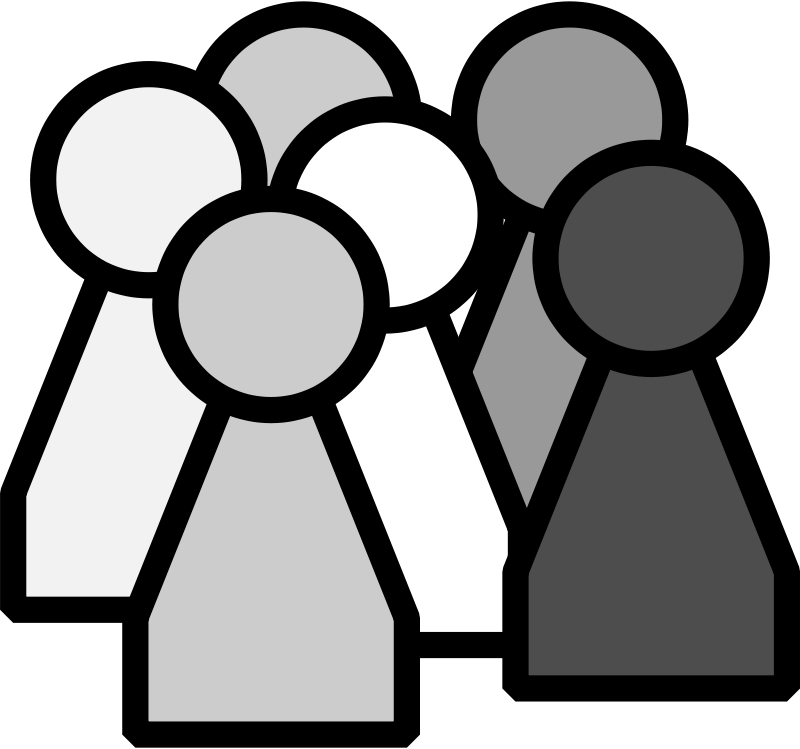 Get Notified Of Exclusive Freebies - Group Of People Clipart (800x749)