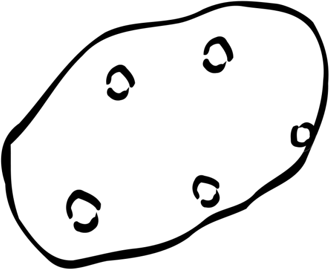 Kartoffel Ausmalbild
