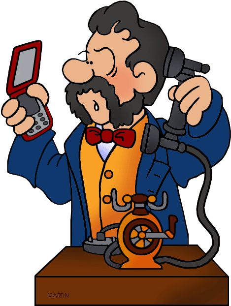 Alexander Graham Bell - Alexander Graham Bell Clipart (499x655)