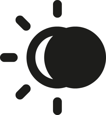 Eclipse - Clipart - Solar Eclipse Png Icon (368x399)