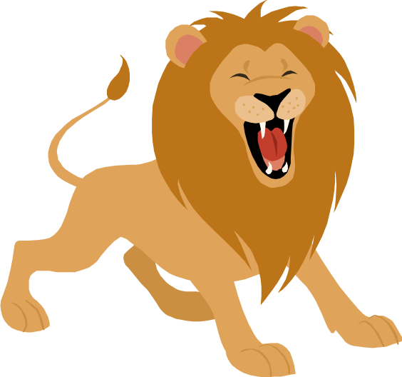 Lion Clipart Png - Kingdoms Of Living Things (564x528)