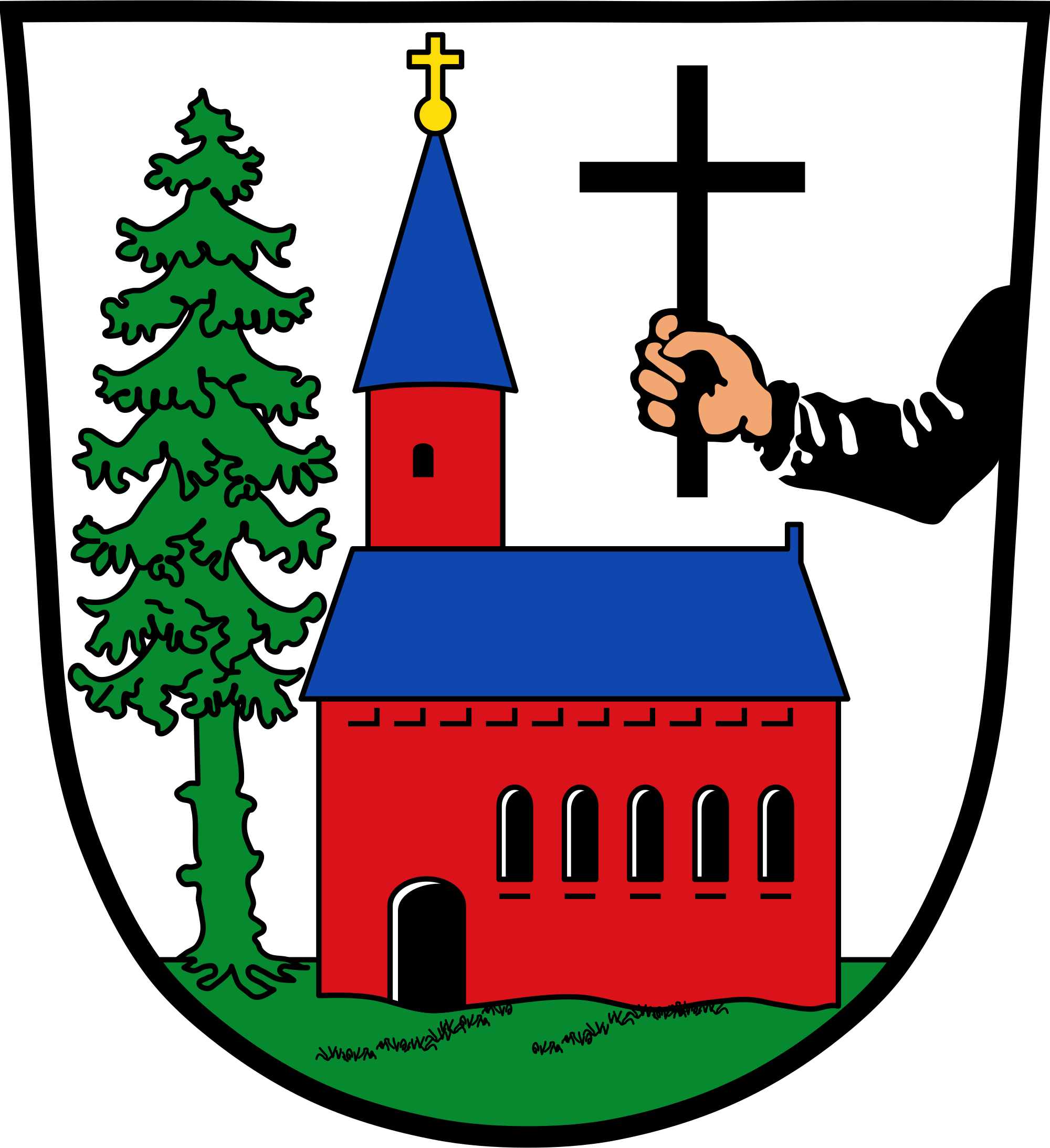 Deu Rattelsdorf Coa - Coat Of Arms (2000x2186)