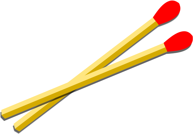 Free Kitchen Matches - Match Stick Clip Art (800x549)