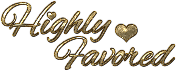 Wörter, Gold, Golden, Design, Schriftzug - Highly Favored Keychain, Adult Unisex, Pale Blue/blanched (680x340)