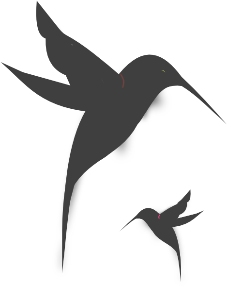 Hummingbird Silhouette Clip Art (468x595)