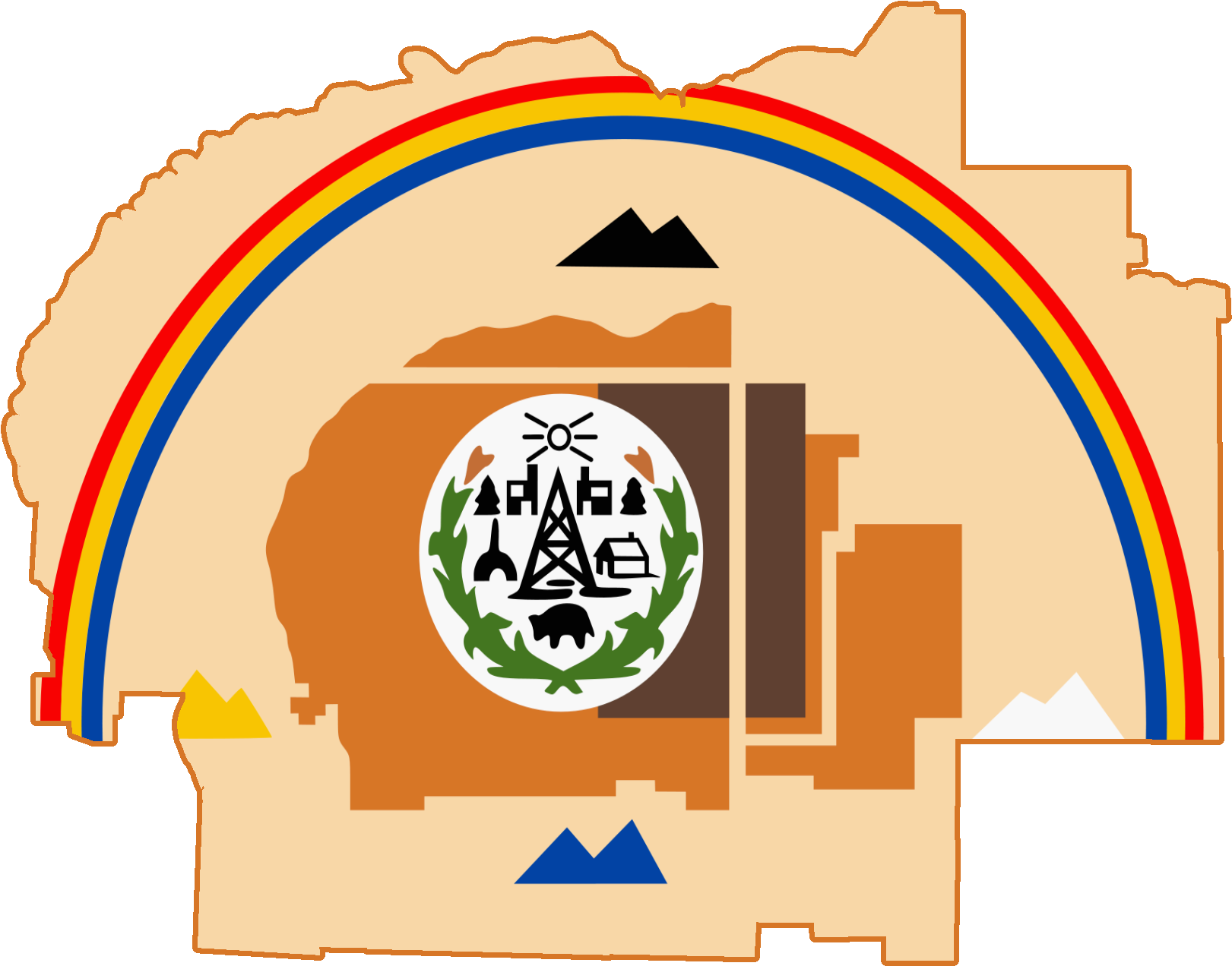 240 Mean Download - Navajo Nation Flag (2000x1717)
