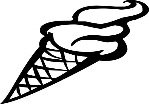 Coloring Trend Medium Size Ice Cream Bowl Clip Art - Check (476x333)