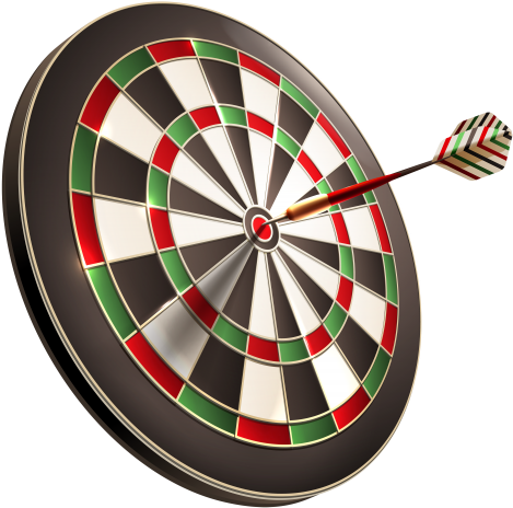 Dartscheibe, Darts, Clipart, Fontlogo, Chicago - Darts Png (500x482)