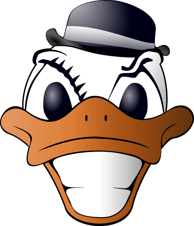 Reworked Bowl Svg Vector File, Vector Clip Art Svg - Mean Duck Cartoon (773x900)