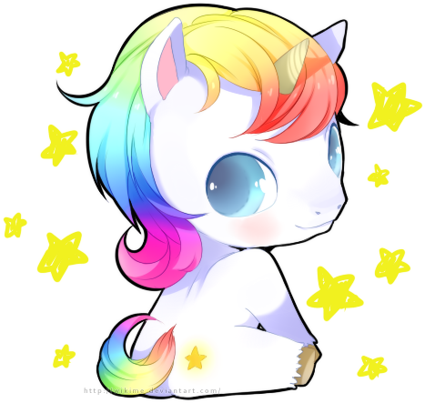 Happy Holidaaaays Migguu Bby~<33333 I Bet U Never Guessed - Adorable Unicorn (480x457)