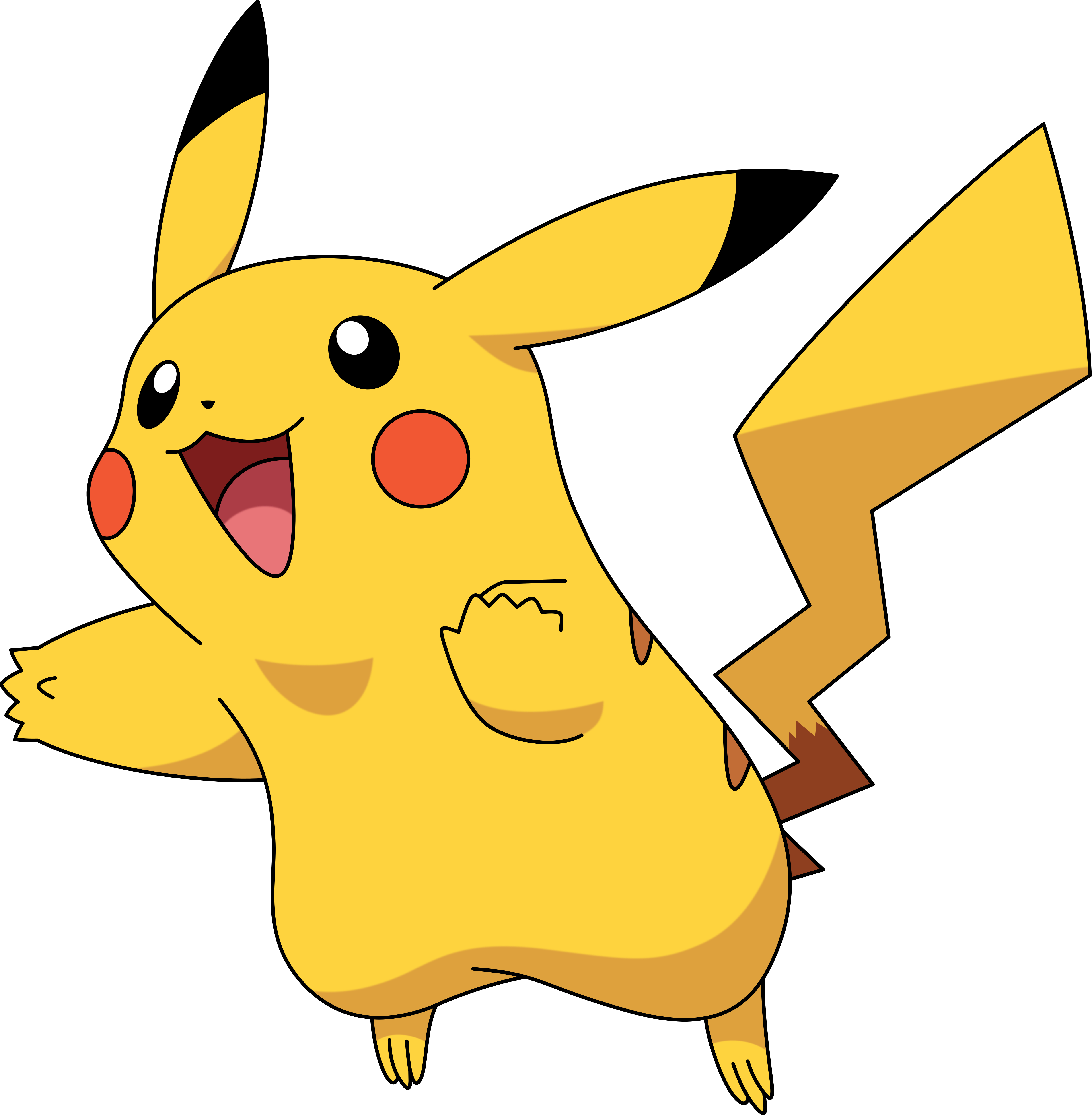 Pikachu Clipart - Pikachu Png (4899x5000)