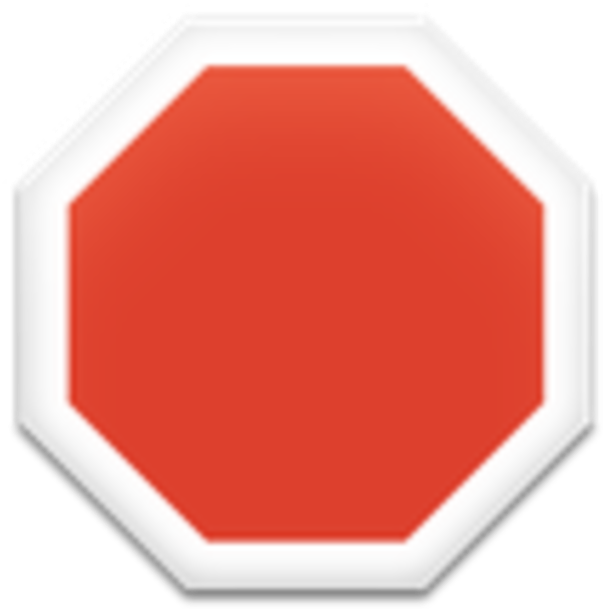 Octagonal Sign-stop Sign H - Emoji (683x683)