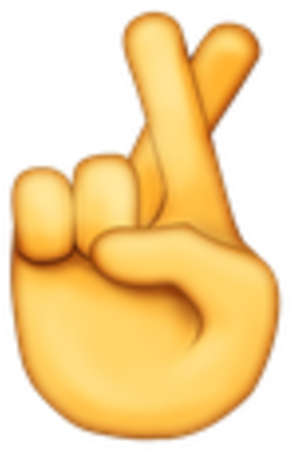 Fingers Crossed H - Fingers Crossed Emoji Copy And Paste (683x683)
