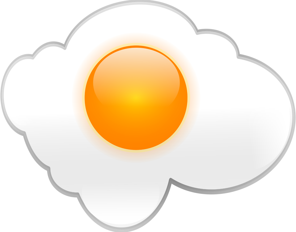Egg Fried Yolk Egg White Food Healthy Brea - Egg (920x720)