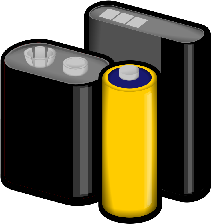 Free Batteries - Batteries Clipart (800x800)