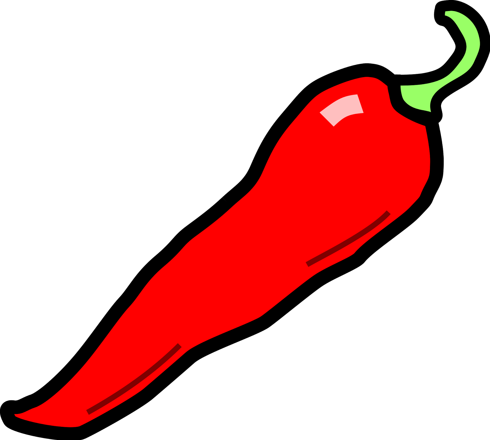 Sili Clipart - Chili Pepper Clipart (1600x1437)