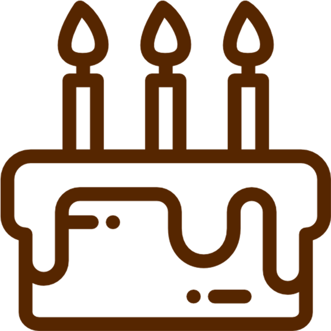 Icon Torte Mit Kerzen - Icon (900x690)