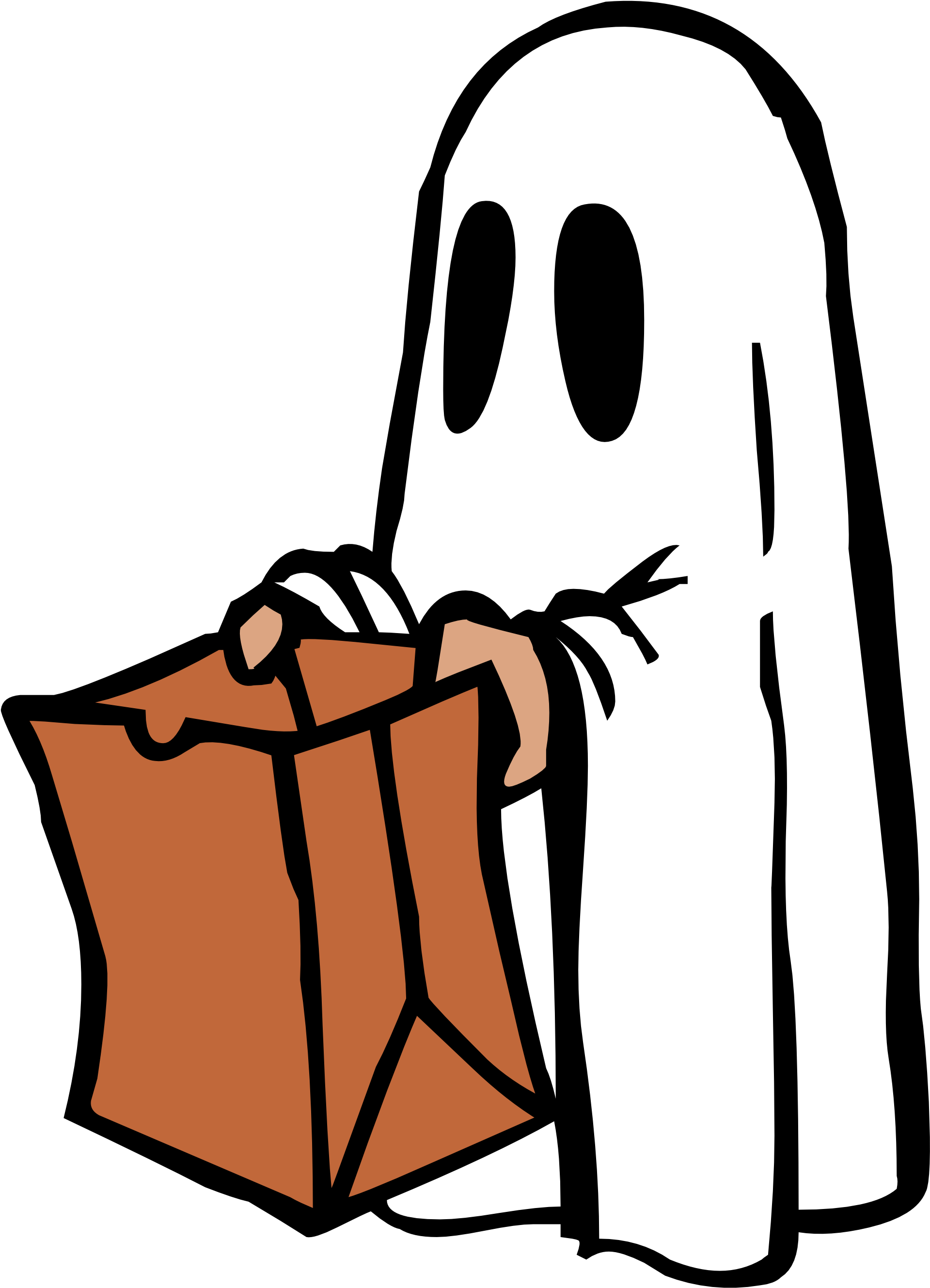 H Goliath Koch Halloween 1969px 246 - Free Halloween Clip Art (1969x2703)