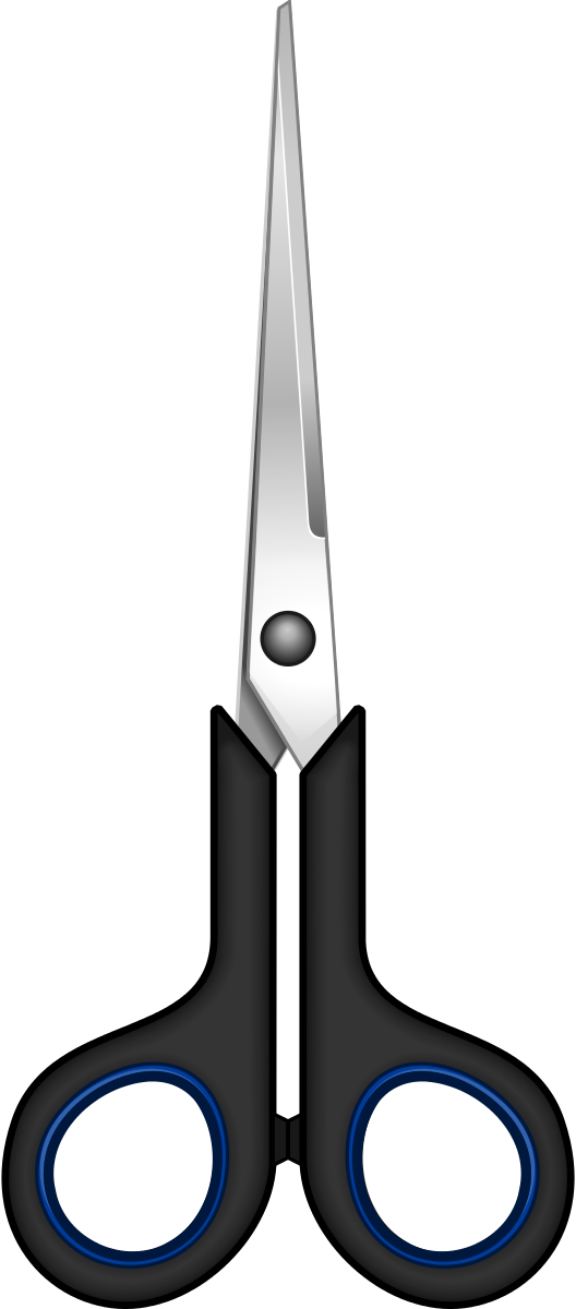 Free Vector Paper Scissors Clip Art - Scissors Clip Art (352x800)