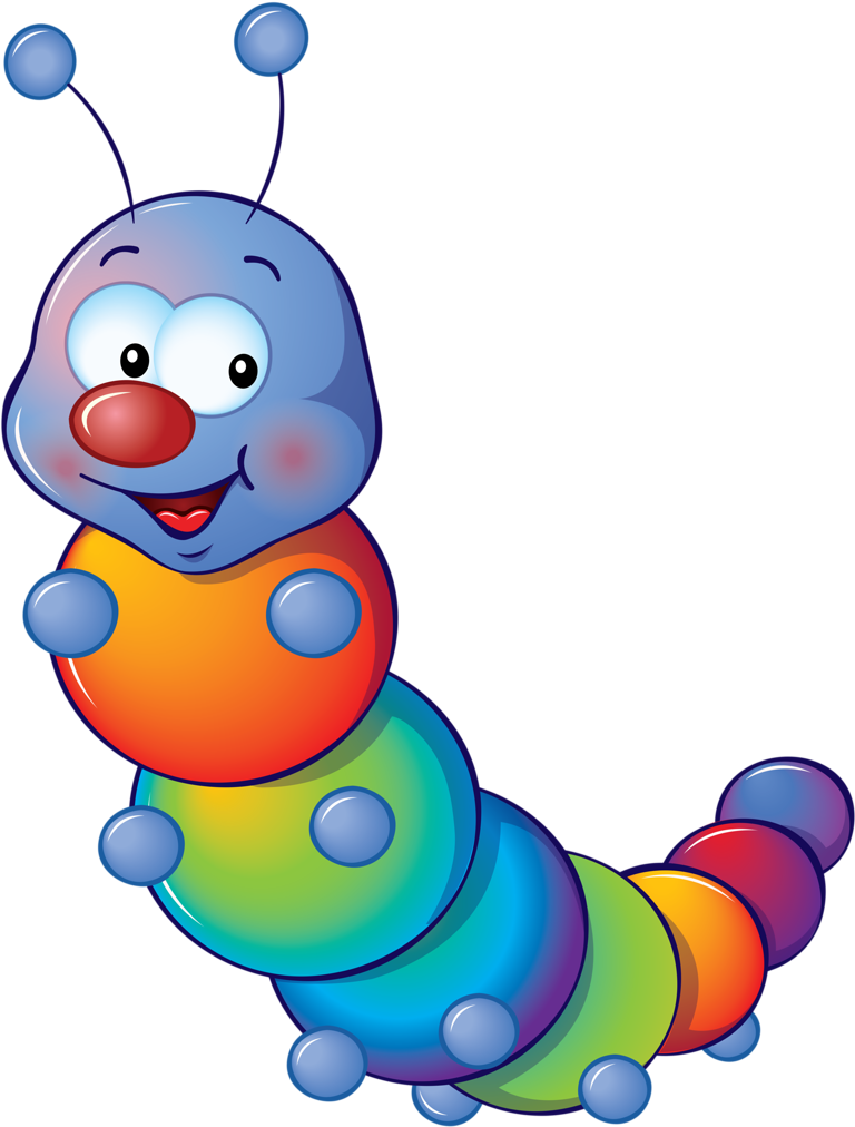 Cute As A Bug - Cute Caterpillar Clipart Png (785x1024)