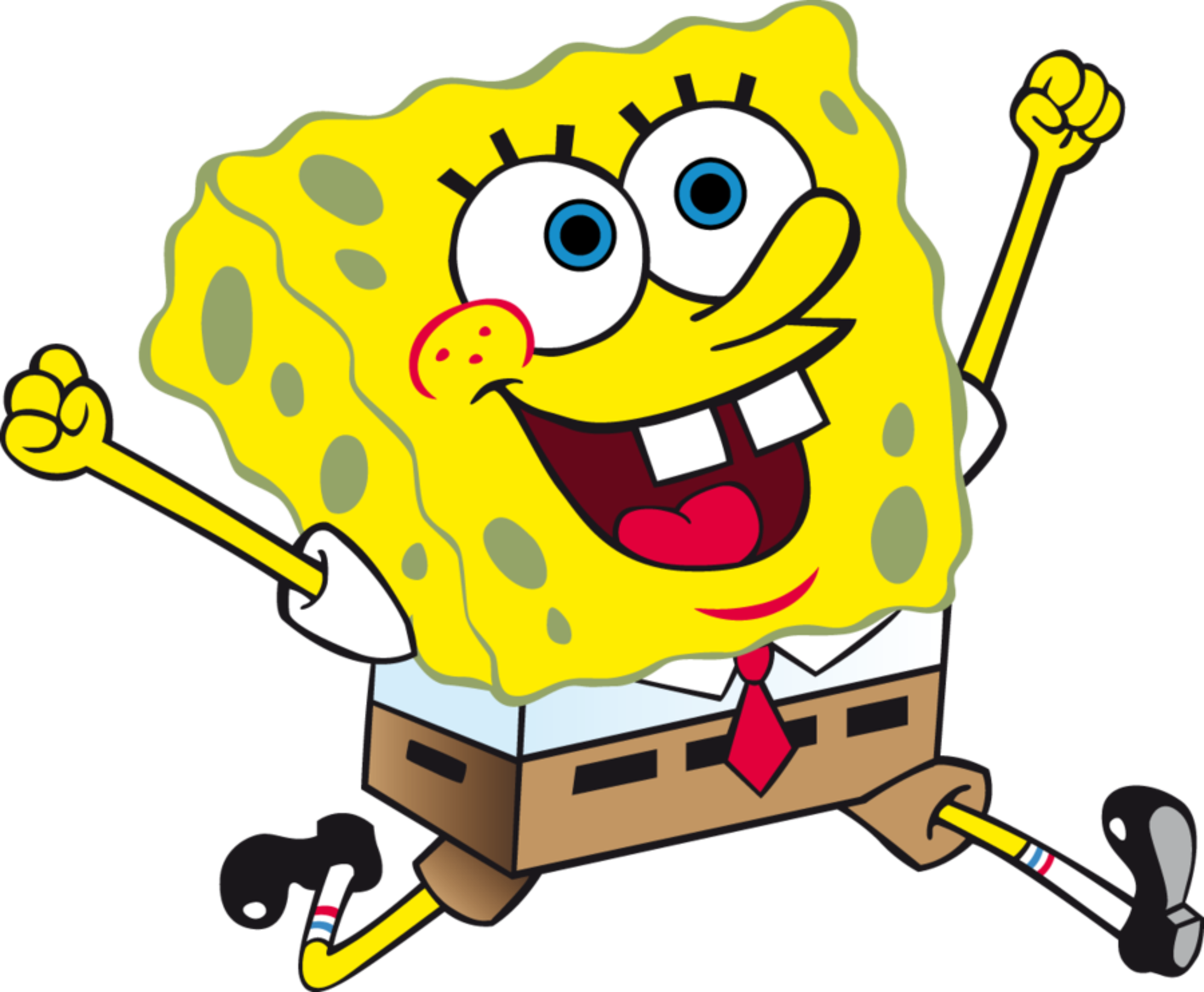 Ketika Bahagia Enggan Menetap - Spongebob Squarepants Vynil Car Sticker Decal - Select (2000x1649)