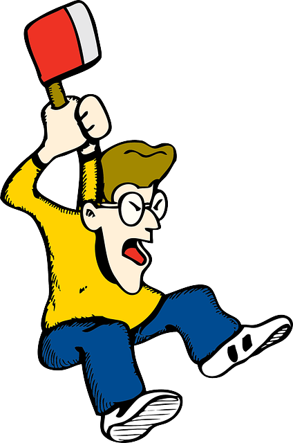 Man, Guy, Angry, Person, Tree, Cartoon, Axe, Break, - Angry Man Cartoon Gif (424x640)