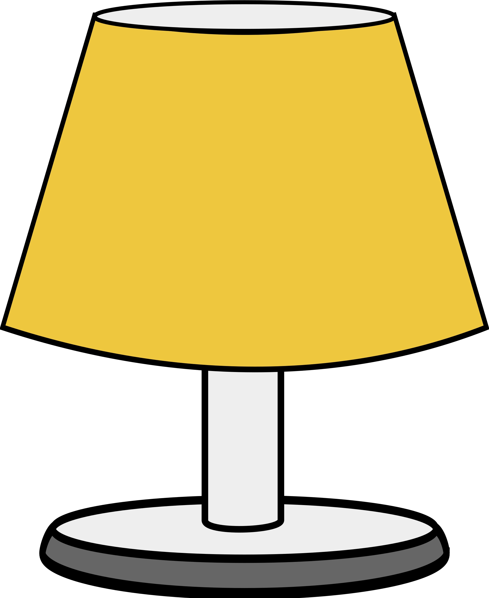 Clipart Abajur - Clipart Images Of Lamp (1962x2400)