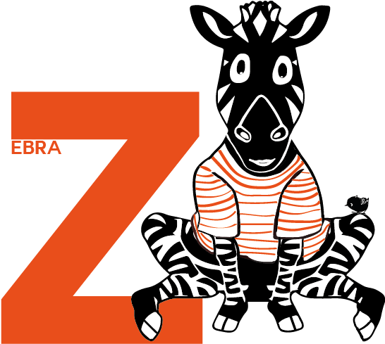 Here They Come - Zebra (554x538)