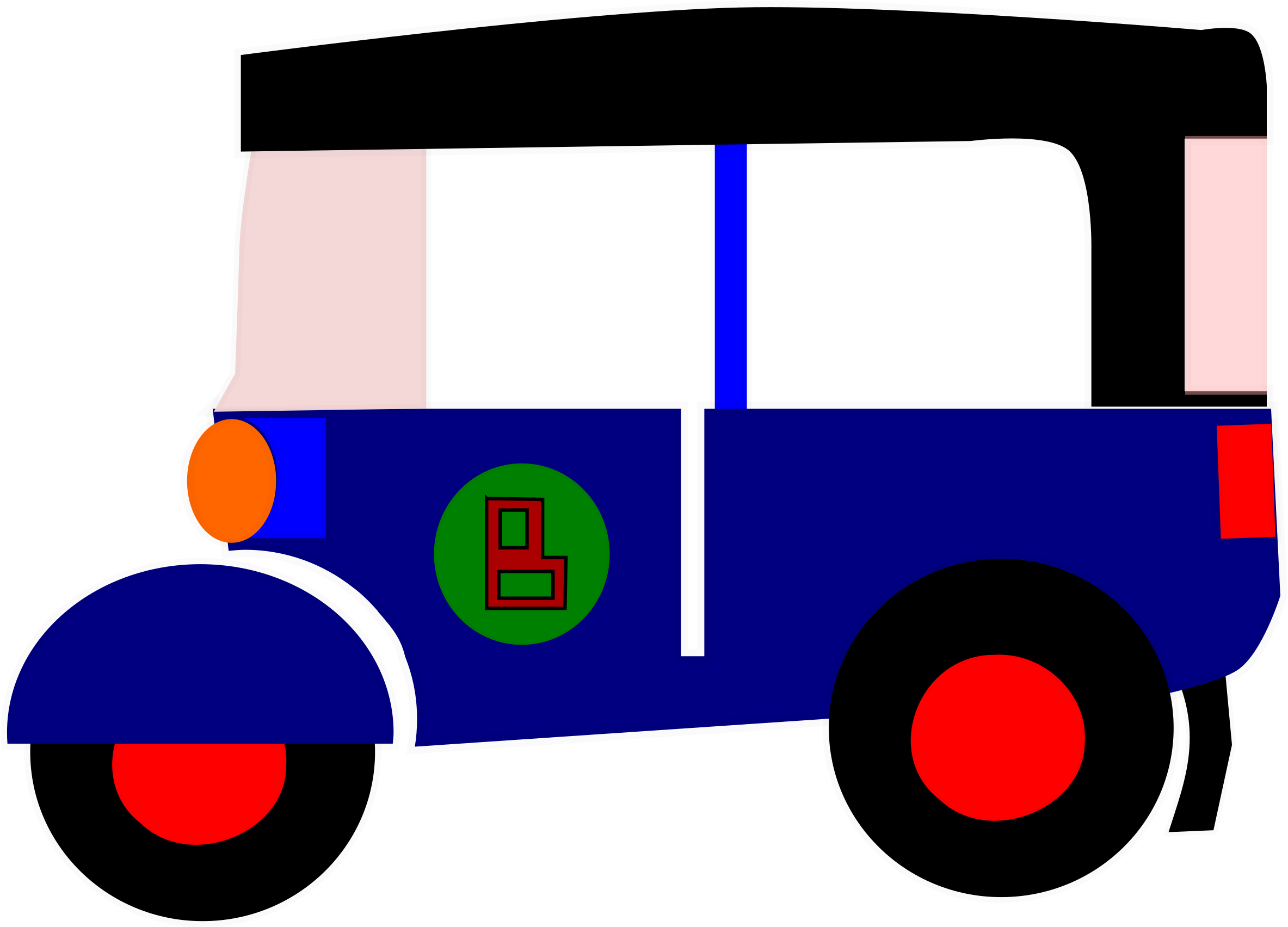 Bajaj Clipart - Car Cartoon Png Clear Background (2400x1776)