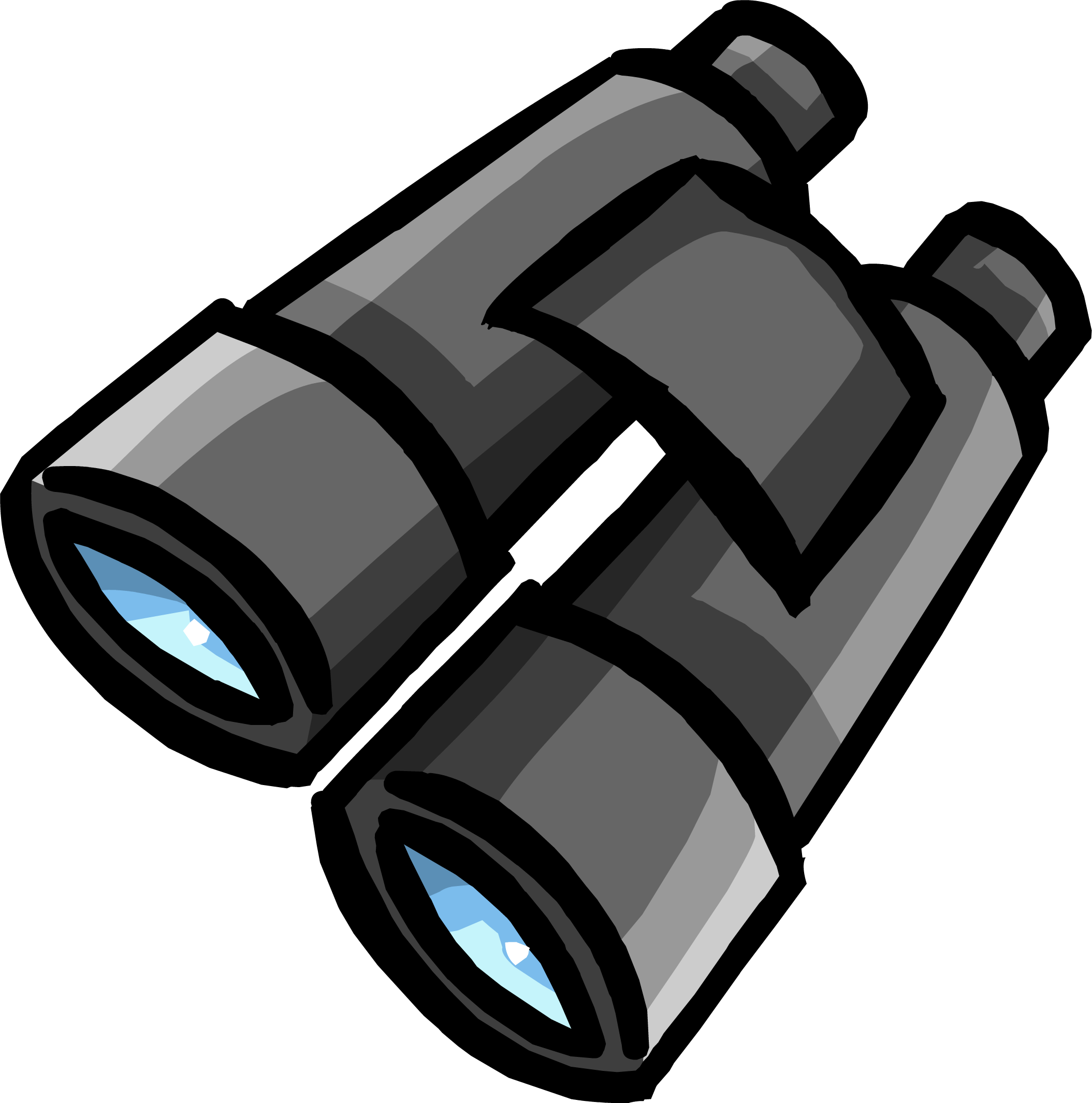 Binoculars Clipart - Binoculars Free Clip Art (2109x2130)