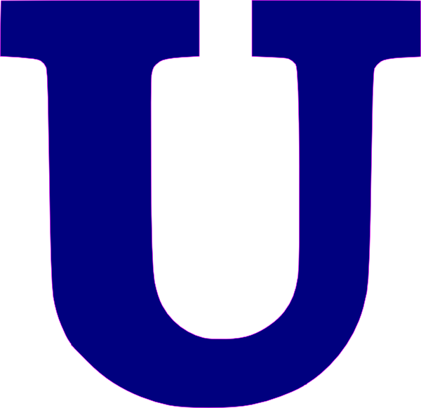 U Letter Blue Clip Art At Clker - Letter U Clip Art (600x582)