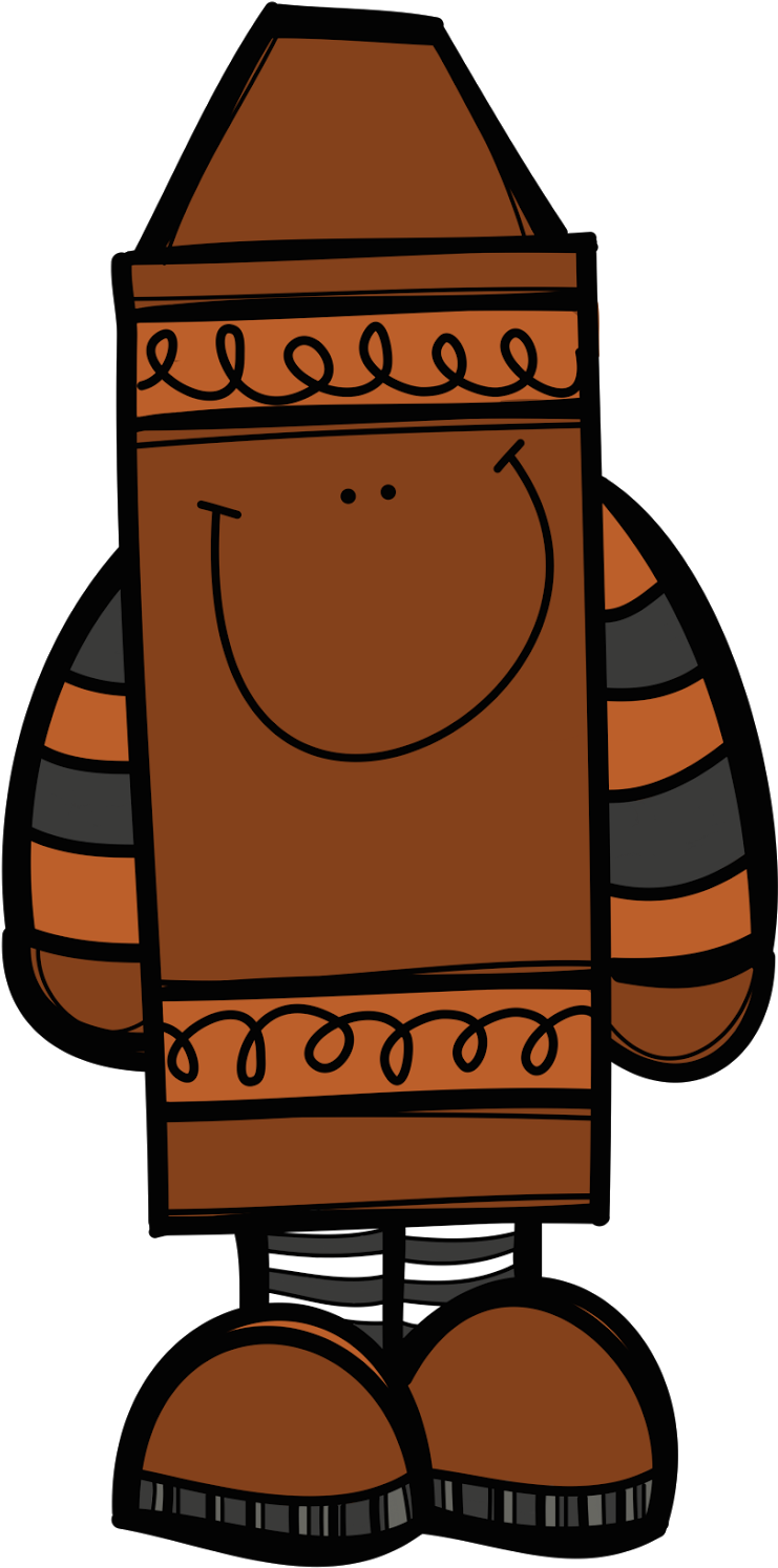 If You Were A Crayon - Brown Crayon Clipart (860x1600)