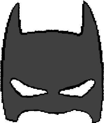 Kisekae 2 Prop - Batman Mask No Background (420x420)