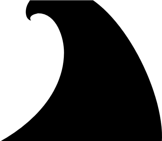 Black Wave Cliparts - Wave Clip Art Black (640x480)