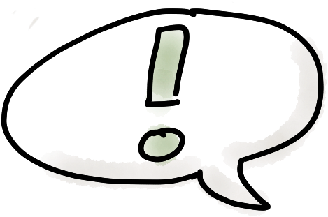 Sprechblase Mit Ausrufezeichen - Exclamation Mark (488x334)