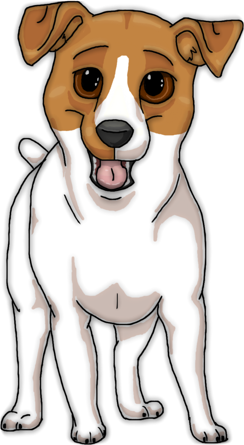 Free Dog Clipart - Drawing (900x1541)