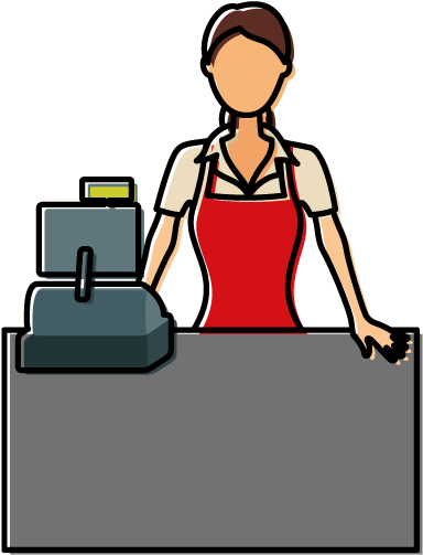 Als Mitarbeiterin Oder Mitarbeiter Im Handel Sind Sie - Cashier (560x560)