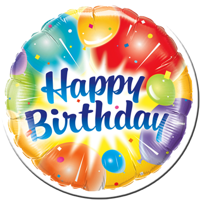 Geburtstag Explosion - Happy Birthday Balloon Bouquet (413x413)