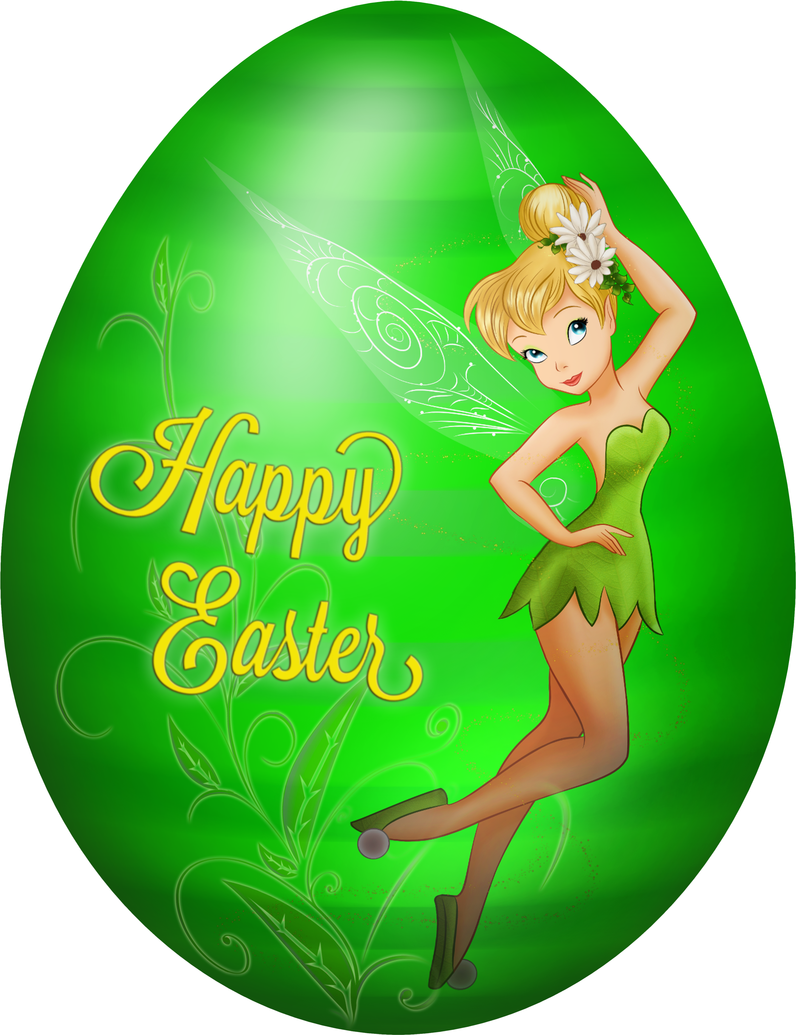 Kids Easter Egg Tinkerbell Png Clip Art Image - Portrait Of A Man (2738x3500)