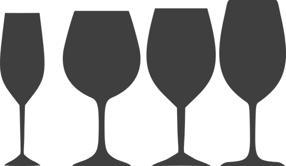 Gläser, Wein, Trinken, Alkohol, Weiß - Free Wine Glass Vector (583x340)