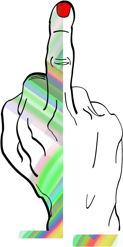 A Town Tees A Town Tee - Middle Finger (1060x1060)