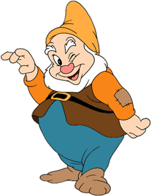 Dwarf Png - Happy From Snow White (517x698)