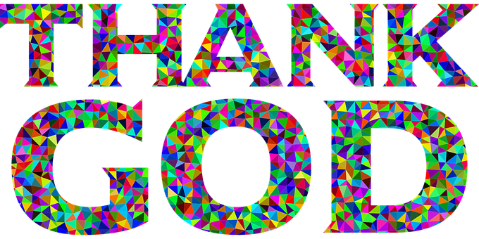 Colorful Prismatic Chromatic Rainbow Trian - Thank God Every Day (680x340)