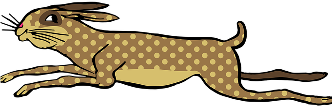 Vintage Sketch Cartoon Animal Nature Polka - Clip Art (680x340)