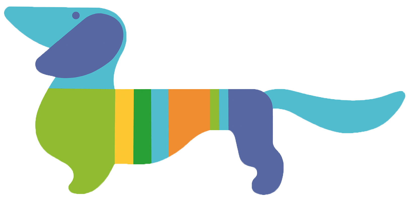 Bunter, Illustrierter Dackel - First Olympic Games Mascot (1632x815)